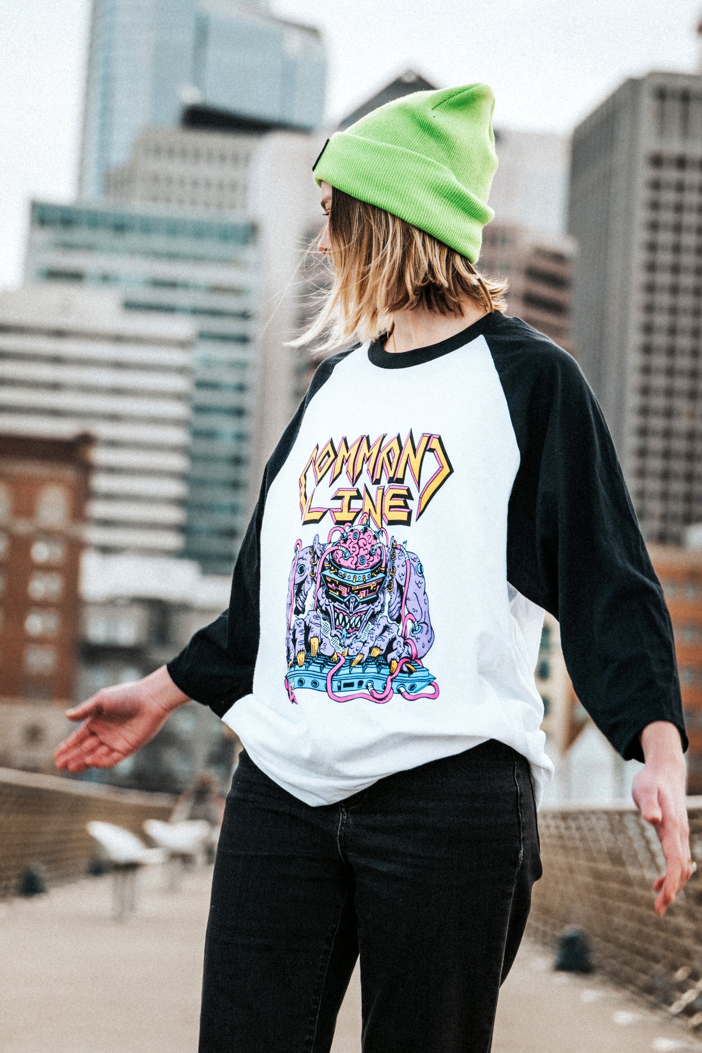 Sentry Command Line Raglan Tee